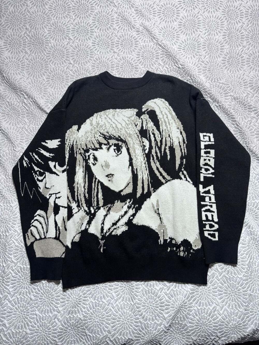 Death Note Sweater Misa Amane Anime Graphic Sweater Size XL